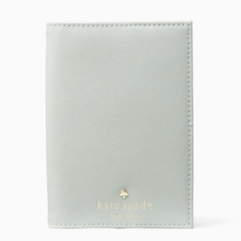Kate Spade Mikas Pond Misty Mint Passport Holder